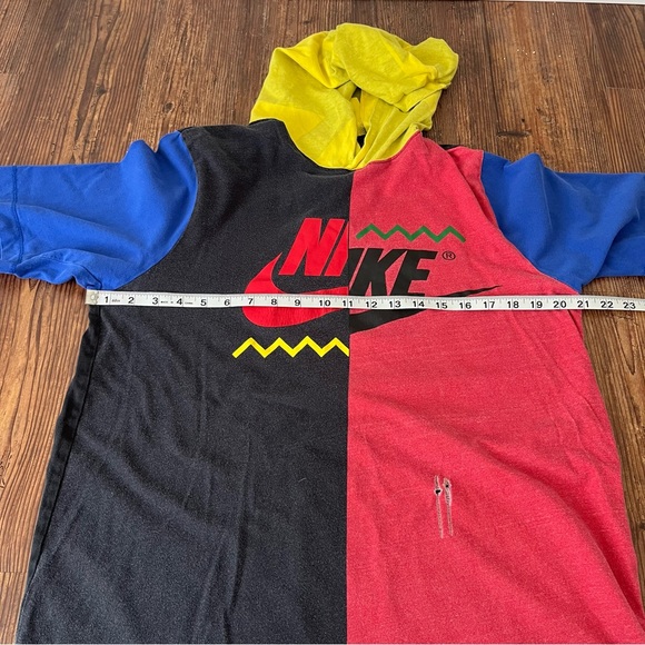 Nike NYC Wildcard Hooded Multicolor T-Shirt 90s Size Medium - Picture 5 of 16
